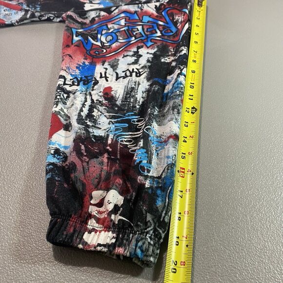 PAPER + TEE Graffiti Hoodie Pullover Long Sleeves Sweatshirt Streetwear Women 3X - Picture 8 of 11